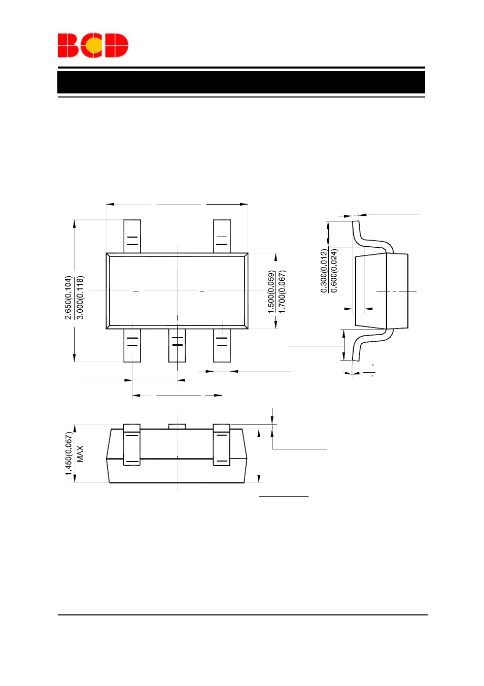 Preliminary datasheet, Mechanical dimensions sot-23-5 unit: mm(inch) | Diodes AP3410 User Manual | Page 9 / 11