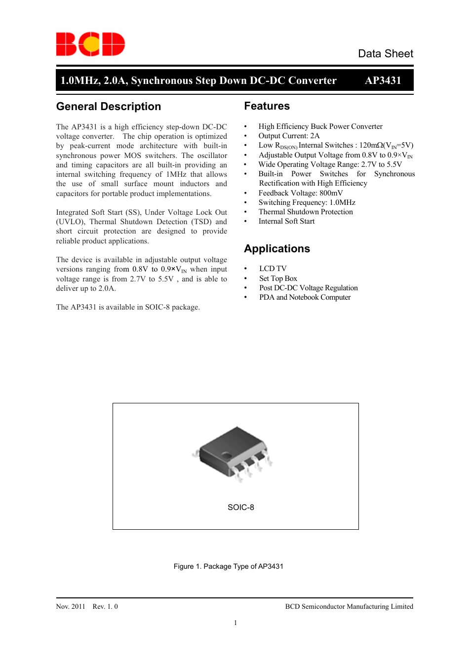 Diodes AP3431 User Manual | 19 pages