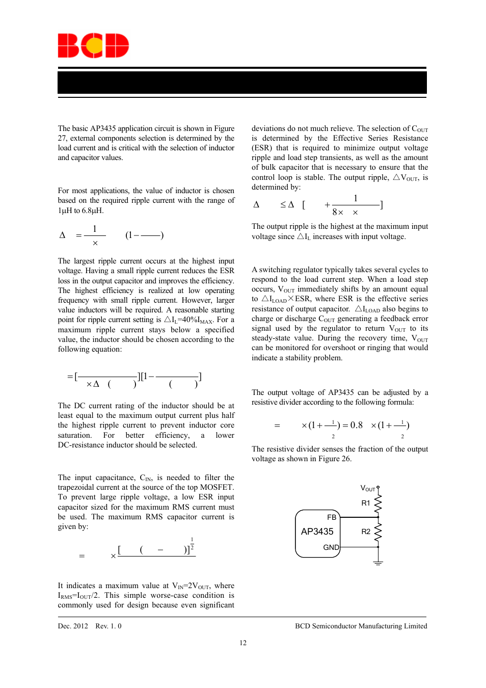 Preliminary datasheet, Application information | Diodes AP3435 User Manual | Page 12 / 17