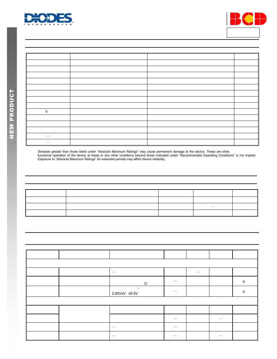 Ap3440, Recommended operating conditions, Electrical characteristics | Diodes AP3440 User Manual | Page 4 / 15