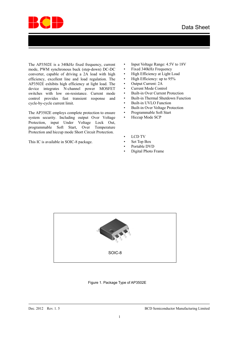 Diodes AP3502E User Manual | 11 pages