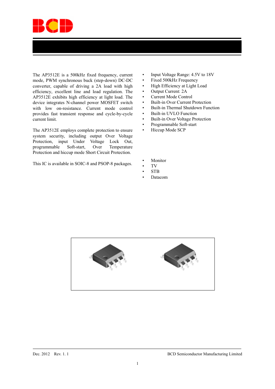 Diodes AP3512E User Manual | 13 pages