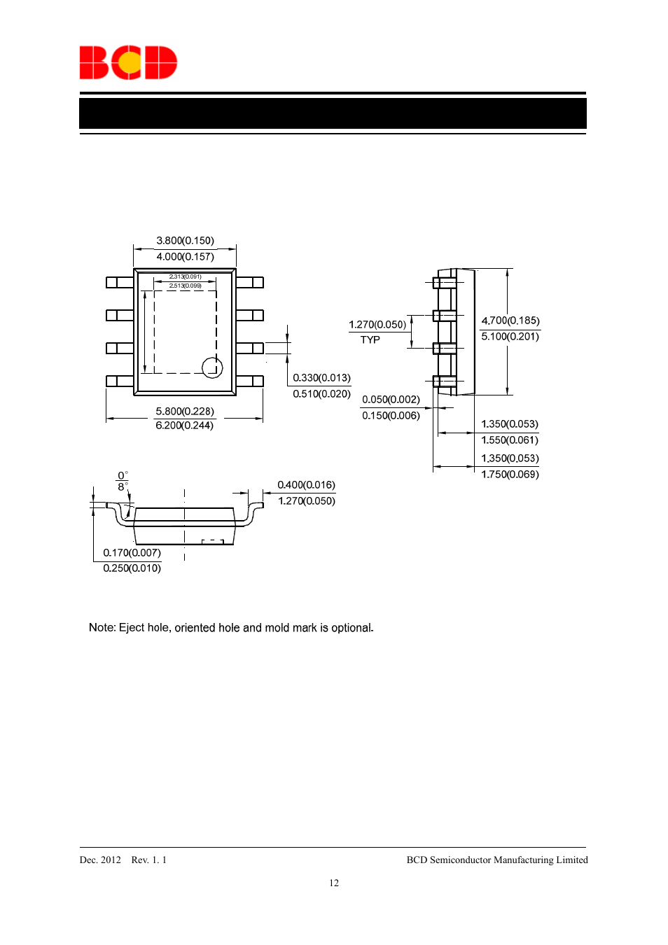 Preliminary datasheet | Diodes AP3512E User Manual | Page 12 / 13