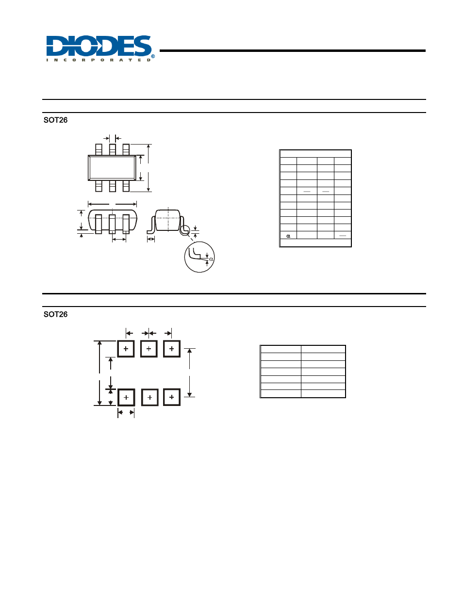 Ap5100, Package outline dimensions, Suggested pad layout | Diodes AP5100 User Manual | Page 11 / 12