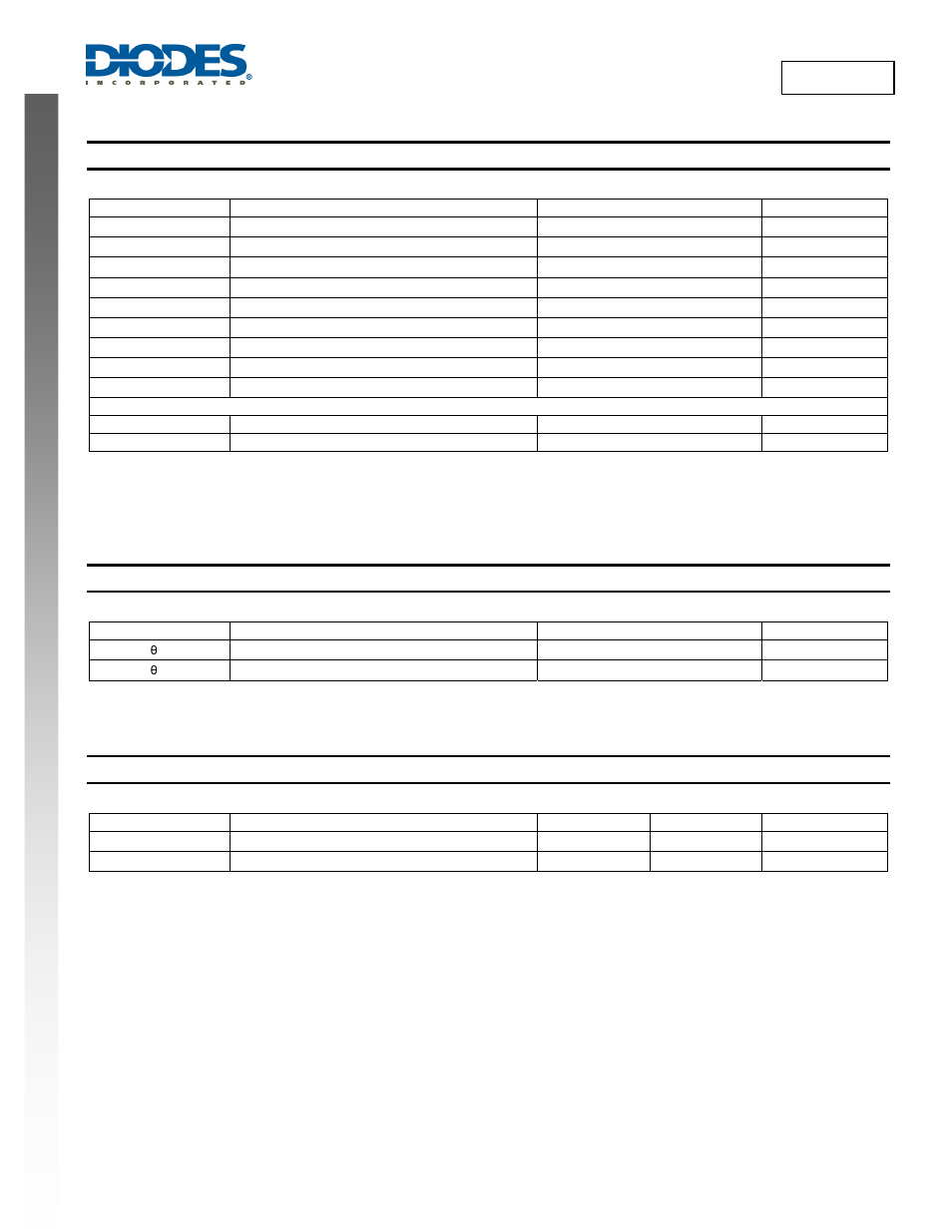 New prod uc t ap6503a, Absolute maximum ratings, Thermal resistance | Recommended operating conditions | Diodes AP6503A User Manual | Page 3 / 15