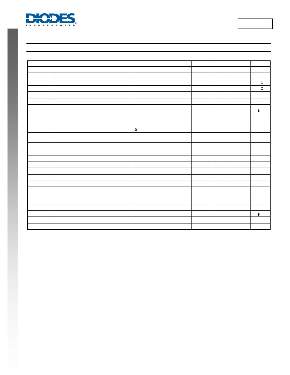 New prod uc t ap6503a, Electrical characteristics | Diodes AP6503A User Manual | Page 4 / 15