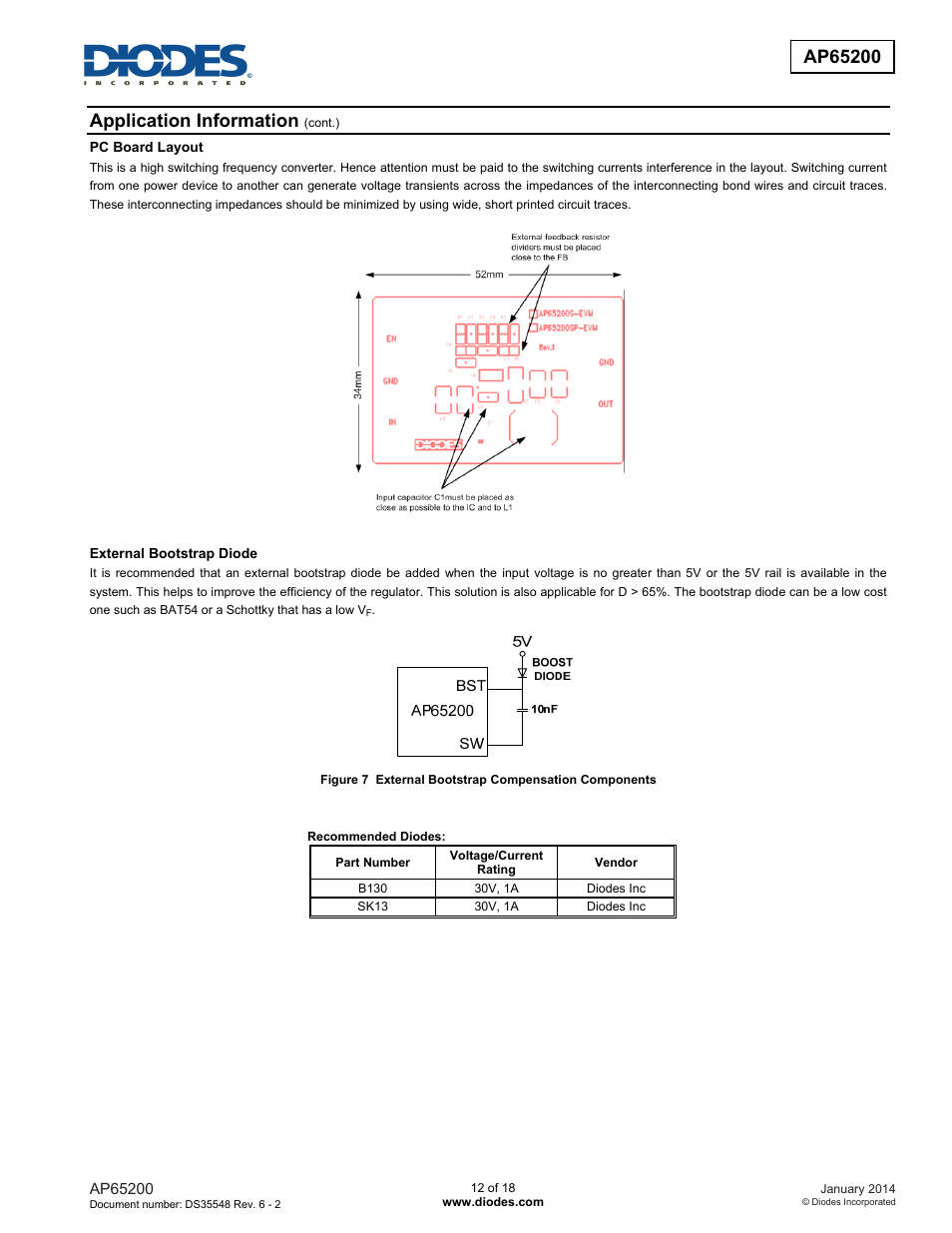 Application information | Diodes AP65200 User Manual | Page 12 / 18