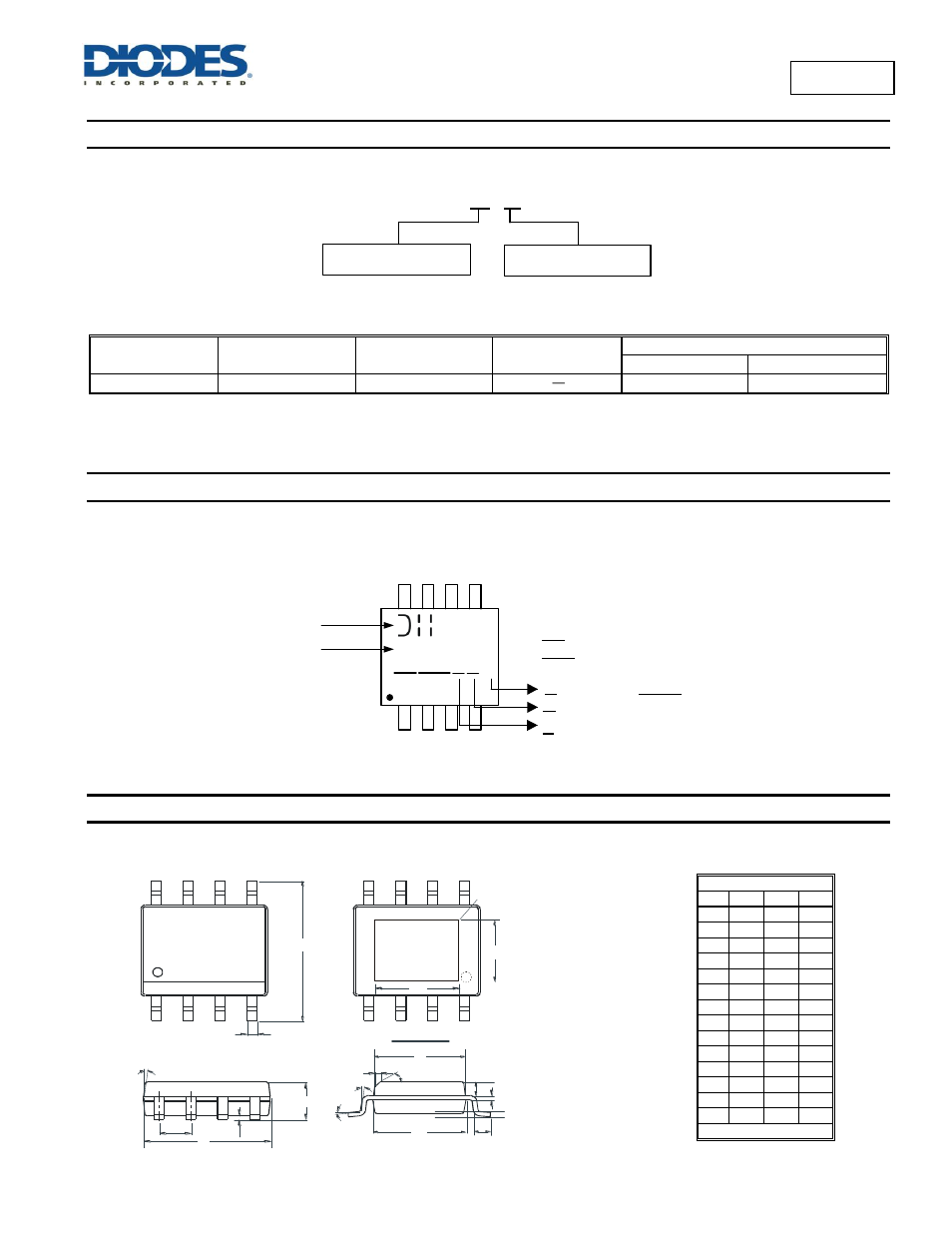 Ordering information, Marking information, Package outline dimensions | Top view ) | Diodes AP65550 User Manual | Page 13 / 14