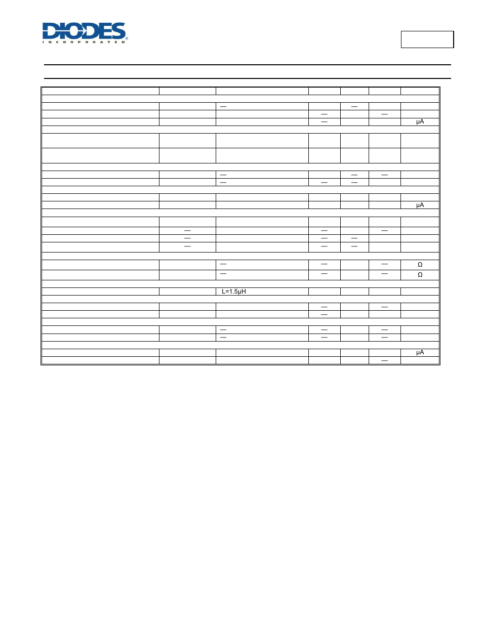 Electrical characteristics | Diodes AP65550 User Manual | Page 4 / 14