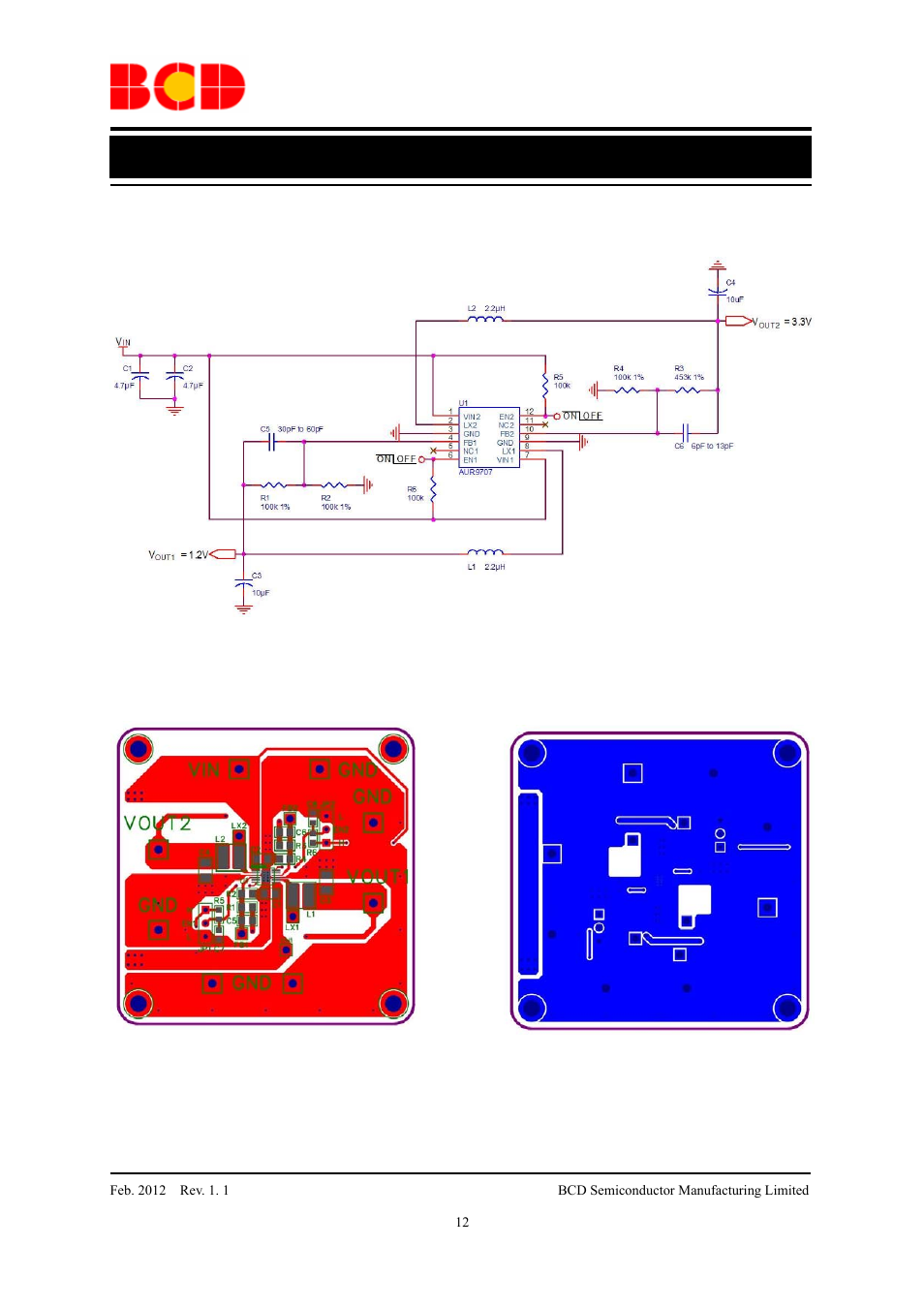 Data sheet, Application information (continued) | Diodes AUR9707 User Manual | Page 12 / 15