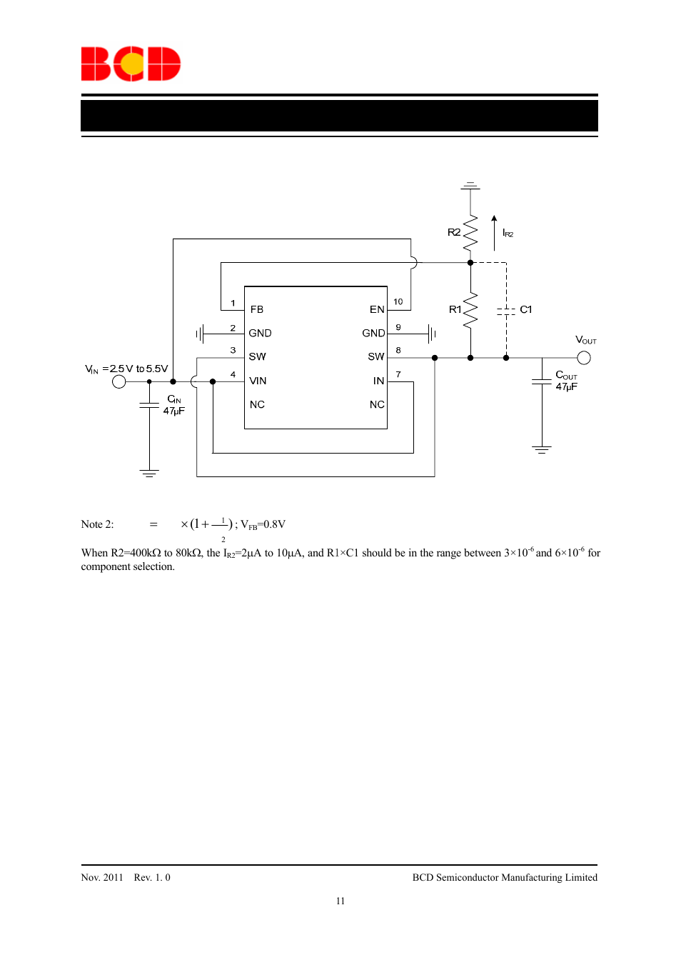 Aur 9 710, Data sheet, Typical application | Diodes AUR9710 User Manual | Page 11 / 13