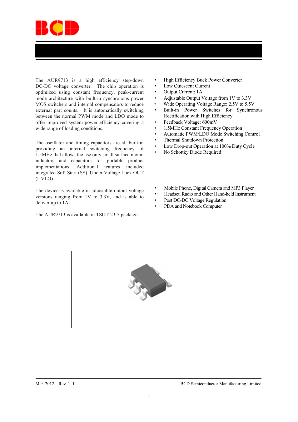 Diodes AUR9713 User Manual | 14 pages
