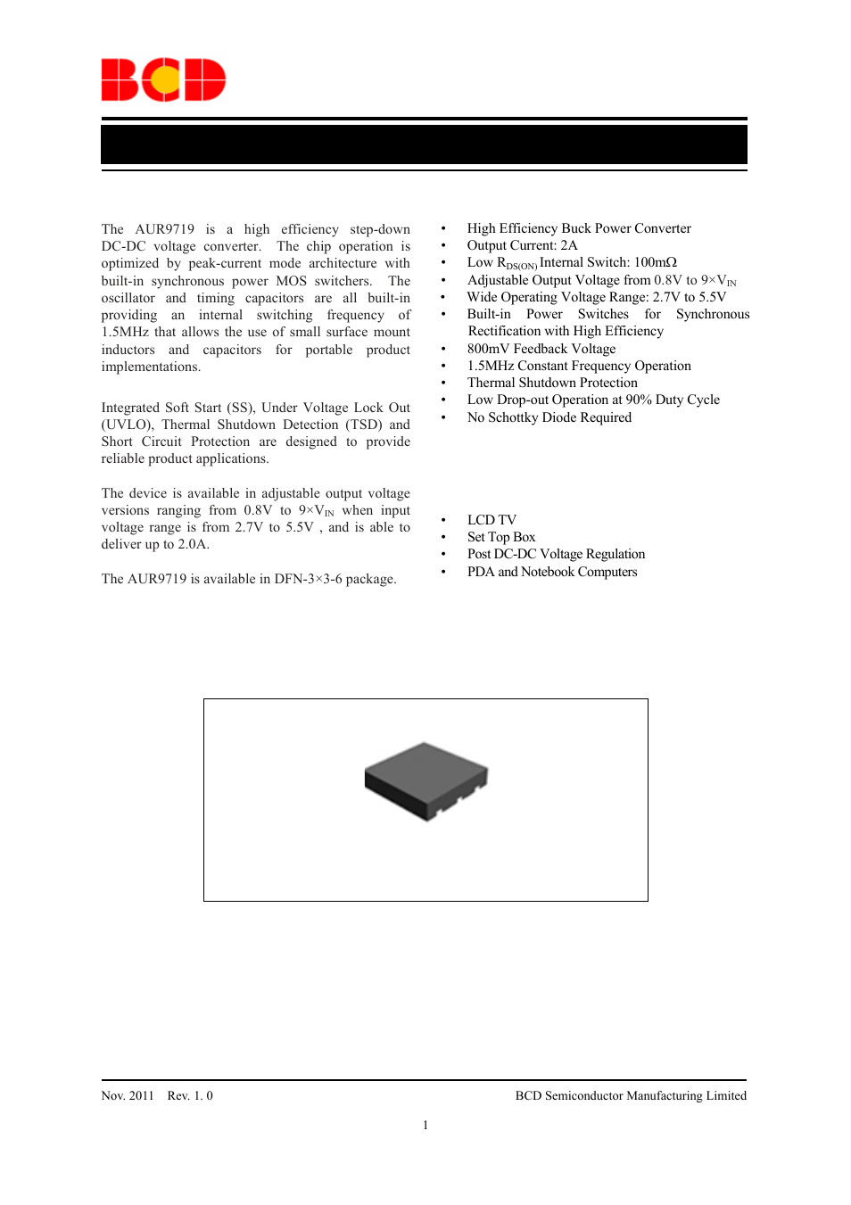 Diodes AUR9719 User Manual | 19 pages