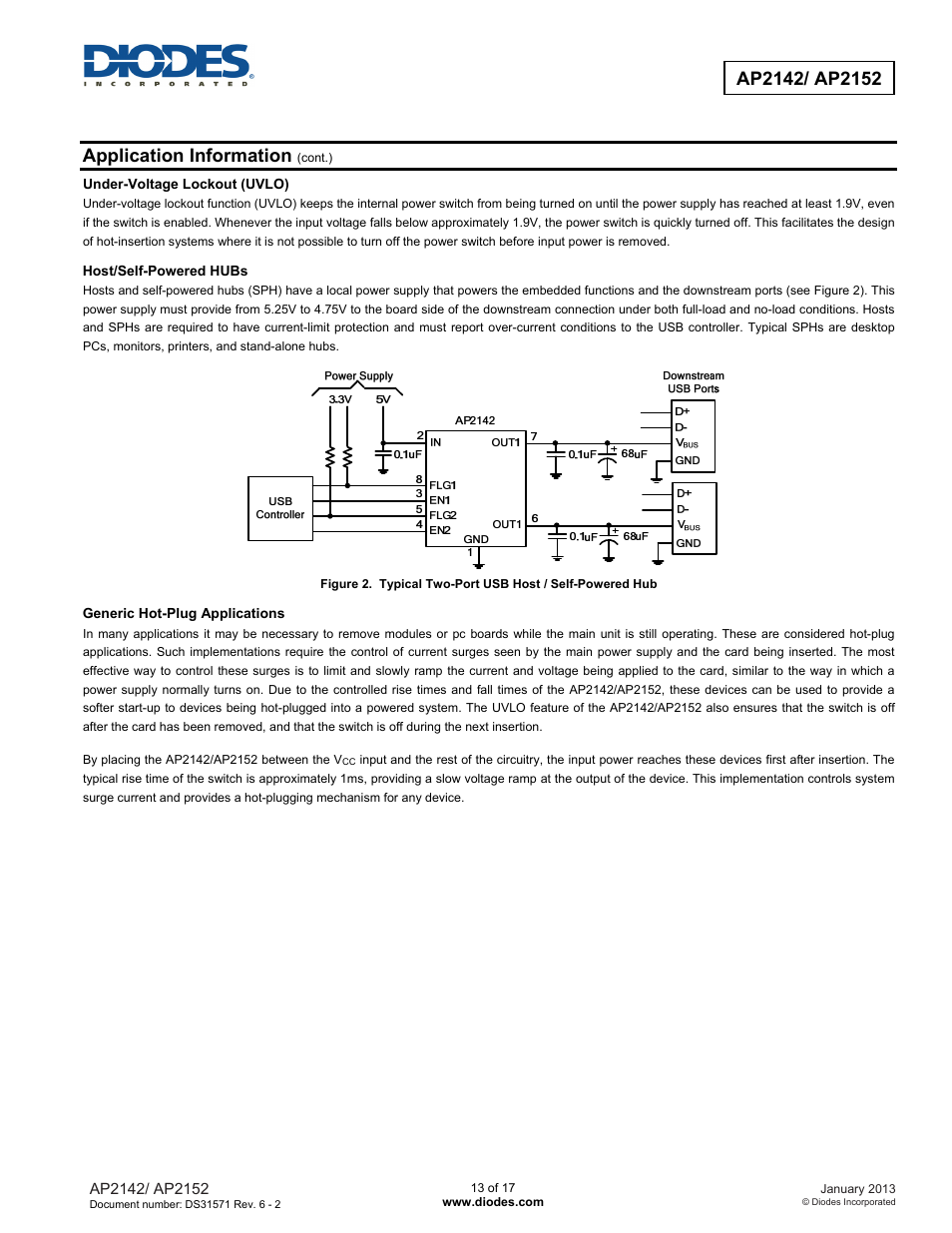 Application information | Diodes AP2152 User Manual | Page 13 / 17