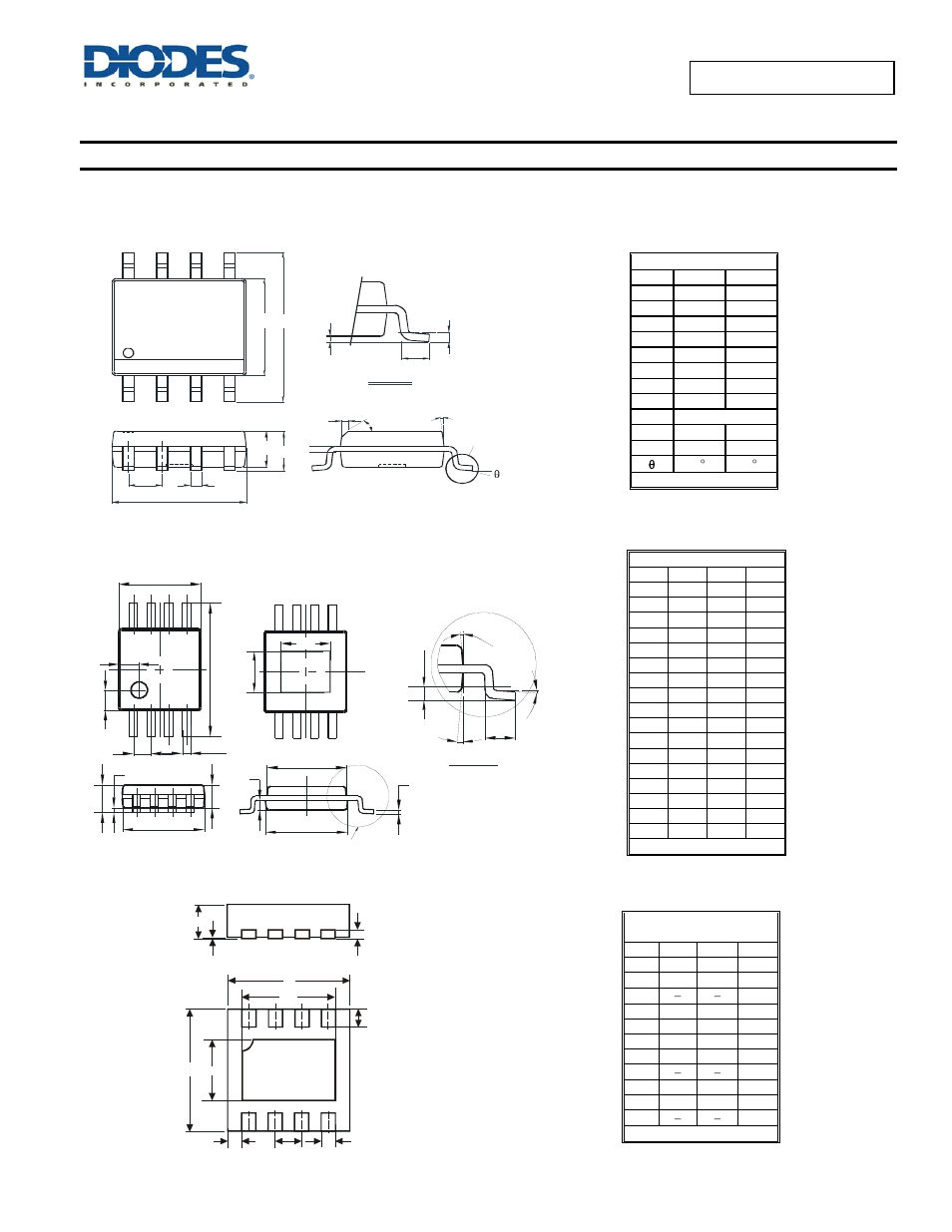 Package outline dimensions | Diodes AP2152A User Manual | Page 14 / 16