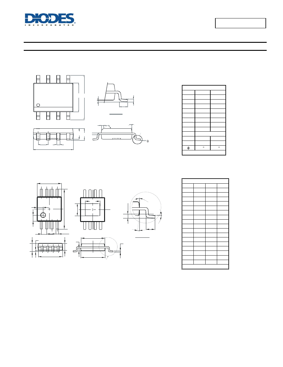 Package outline dimensions | Diodes AP2192 User Manual | Page 15 / 17