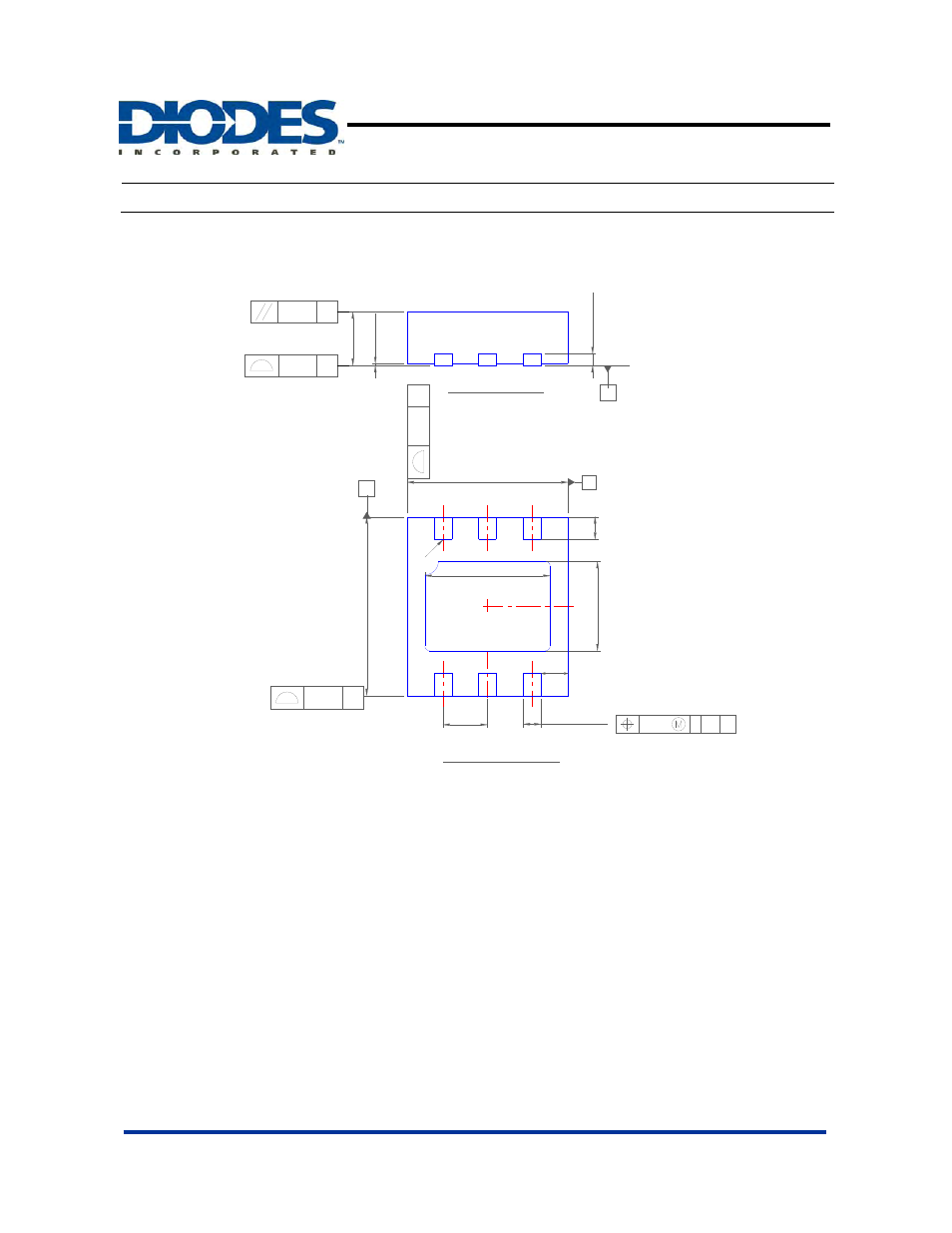 Ap2280, Package information, Bottom view side view | Single channel slew rate controlled load switch | Diodes AP2280 User Manual | Page 11 / 12