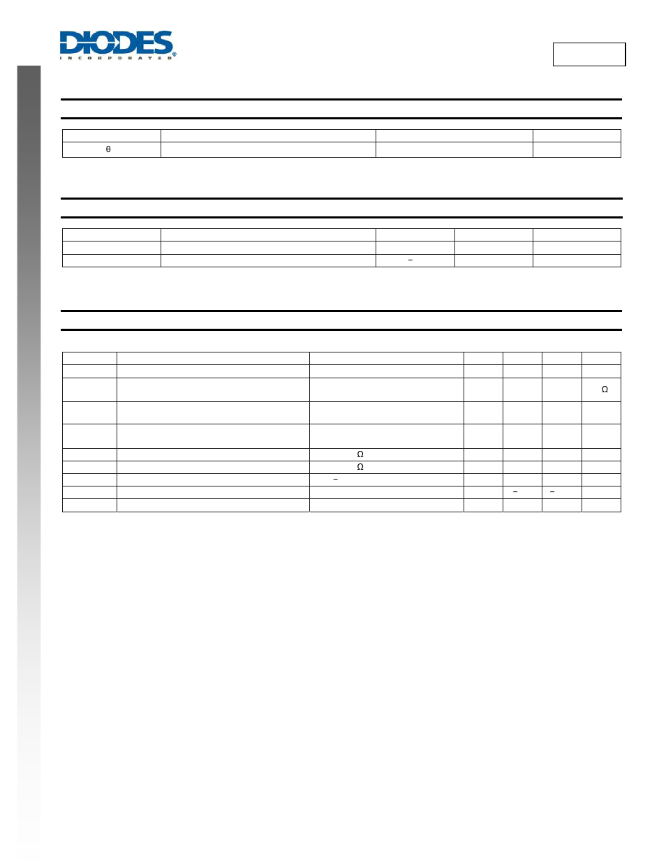 New prod uc t ap9060, Thermal resistance, Recommended operating conditions | Electrical characteristics, Ap9060 | Diodes AP9060 User Manual | Page 3 / 9