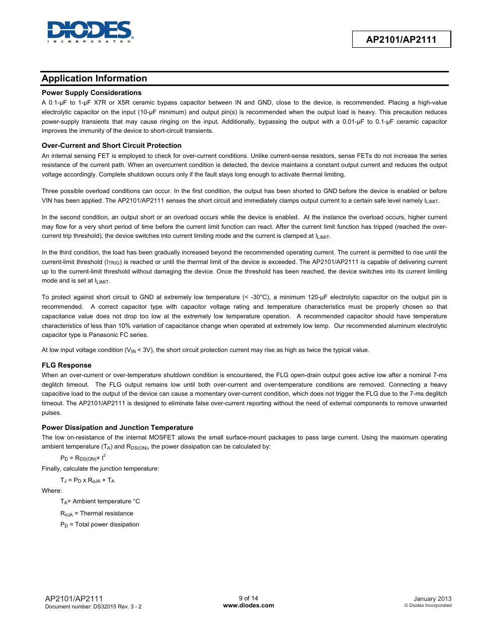 Application information | Diodes AP2101/AP2111 User Manual | Page 9 / 14