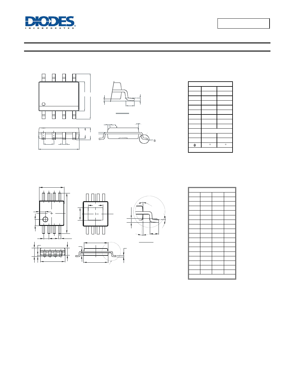 Package outline dimensions | Diodes AP2181/ AP2191 User Manual | Page 13 / 17