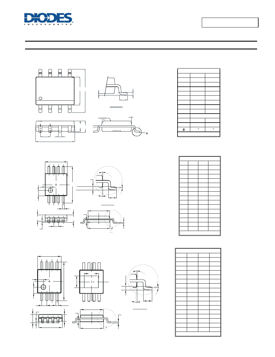 Package outline dimensions | Diodes AP2181D/AP2191D User Manual | Page 13 / 18
