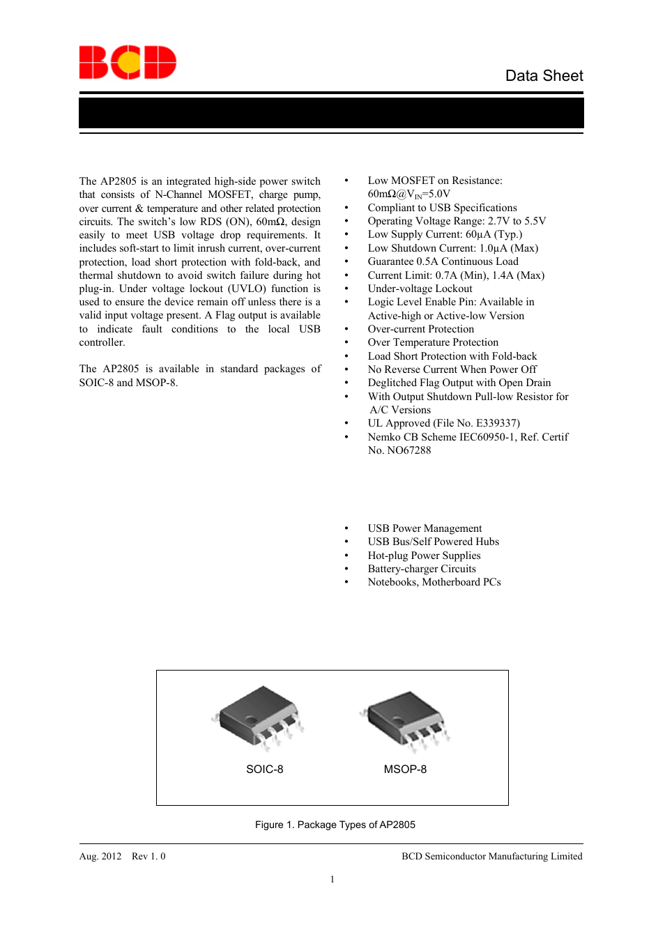 Diodes AP2805 User Manual | 16 pages