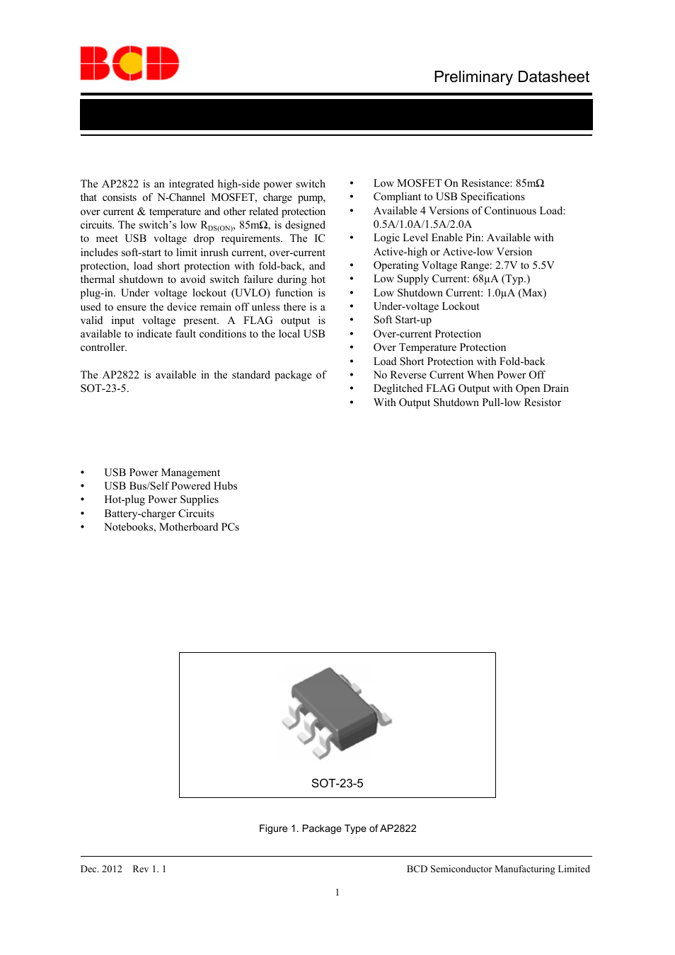 Diodes AP2822 User Manual | 19 pages