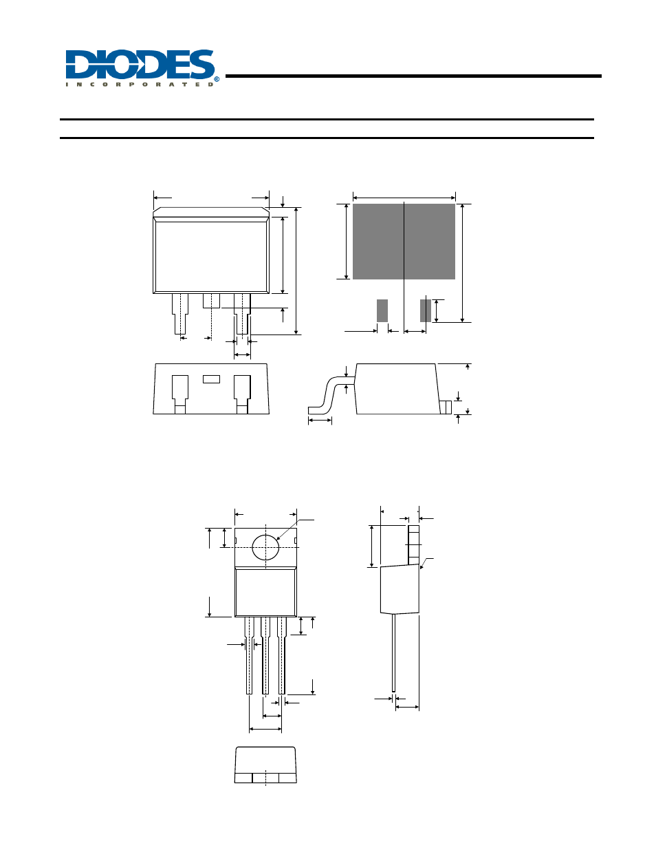 Ap1122, 1a low dropout positive regulator, Package outline dimensions | Continued) | Diodes AP1122 User Manual | Page 10 / 11
