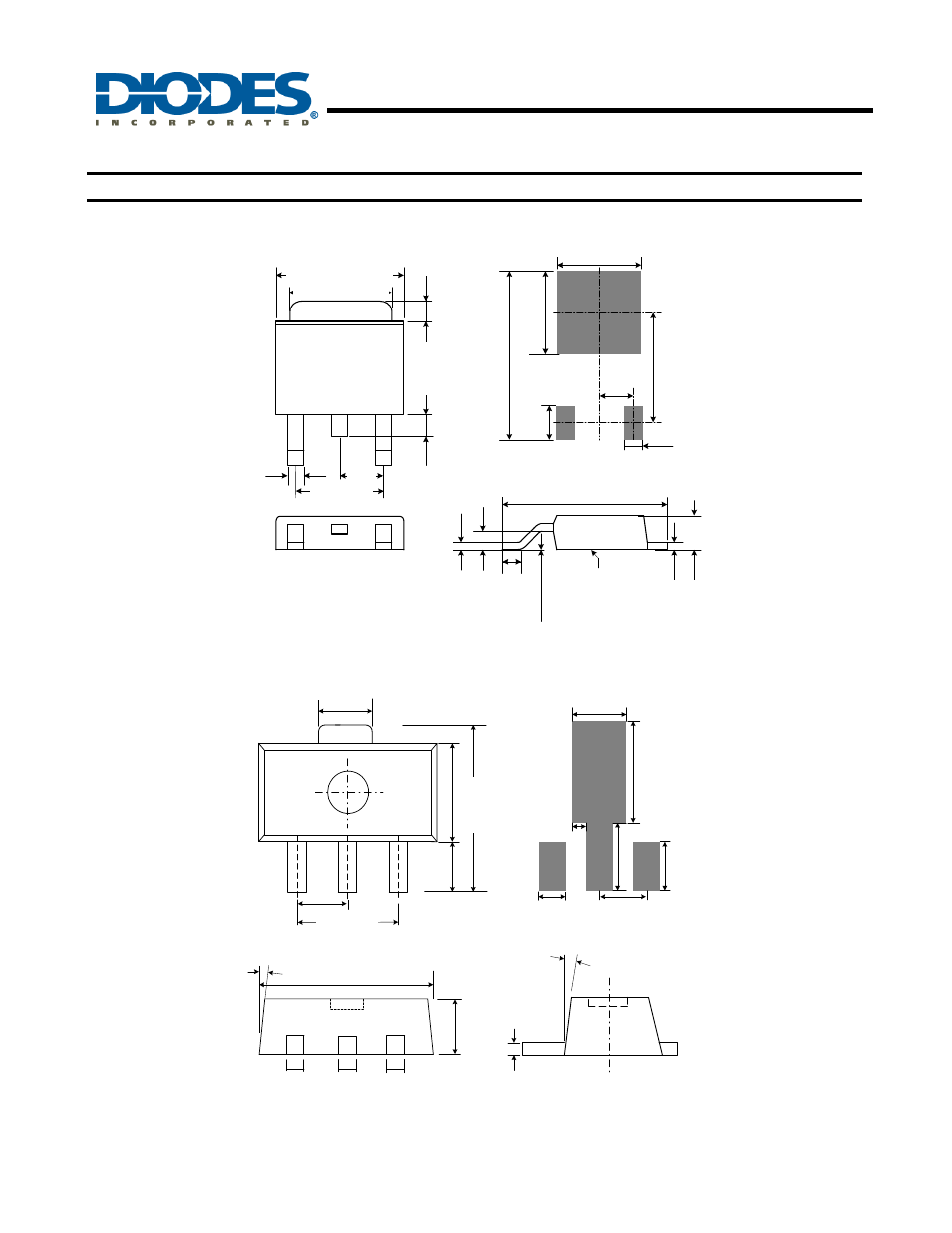 Ap1122, 1a low dropout positive regulator, Package outline dimensions | Diodes AP1122 User Manual | Page 9 / 11