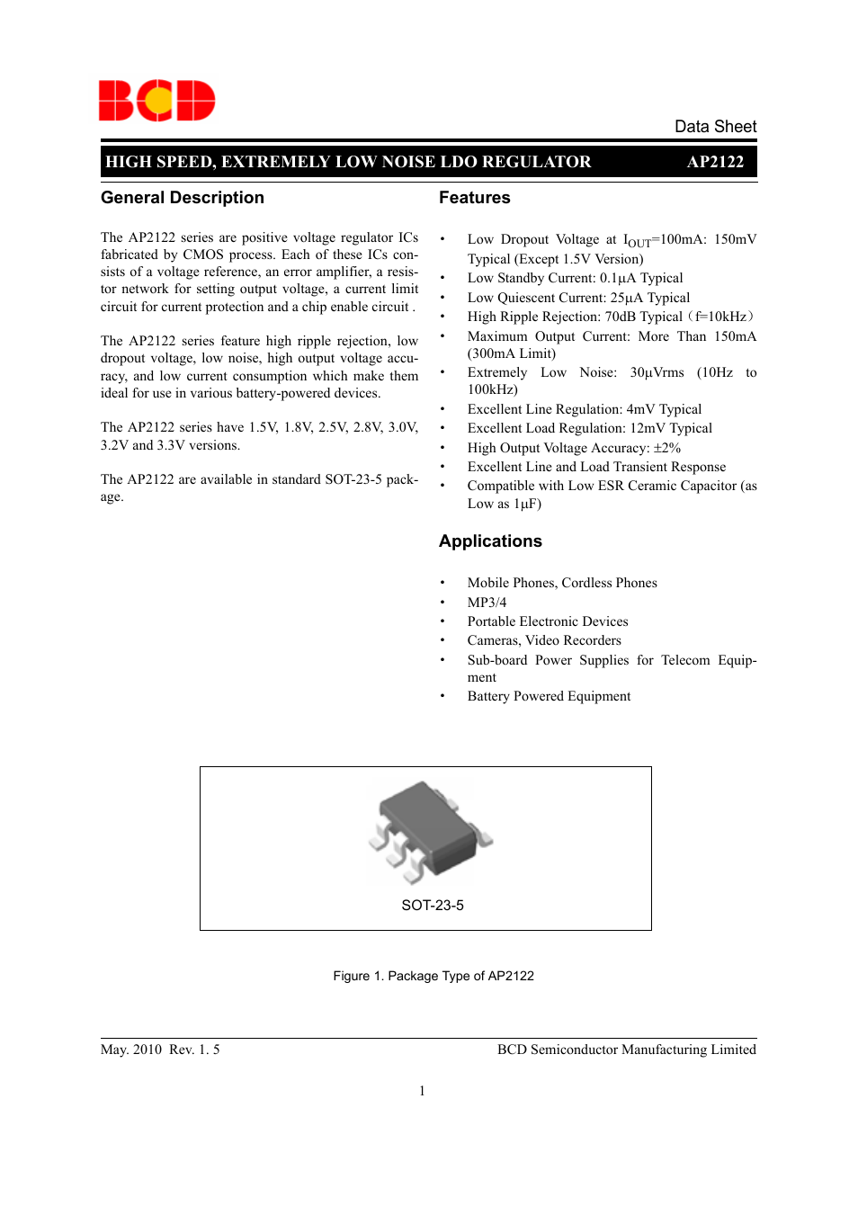 Diodes AP2122 User Manual | 20 pages