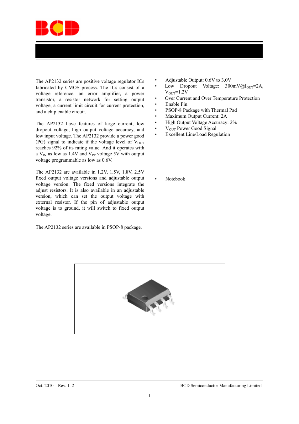 Diodes AP2132 User Manual | 13 pages