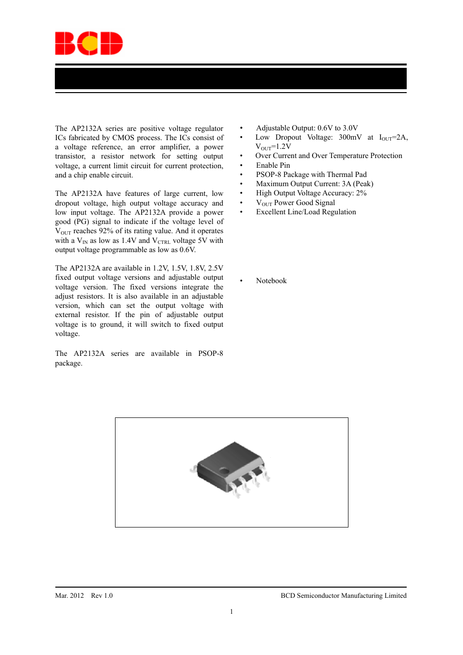 Diodes AP2132A User Manual | 13 pages