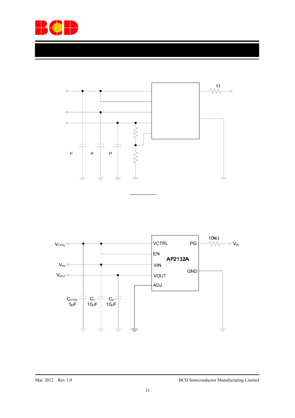 Data sheet, Typical application | Diodes AP2132A User Manual | Page 11 / 13
