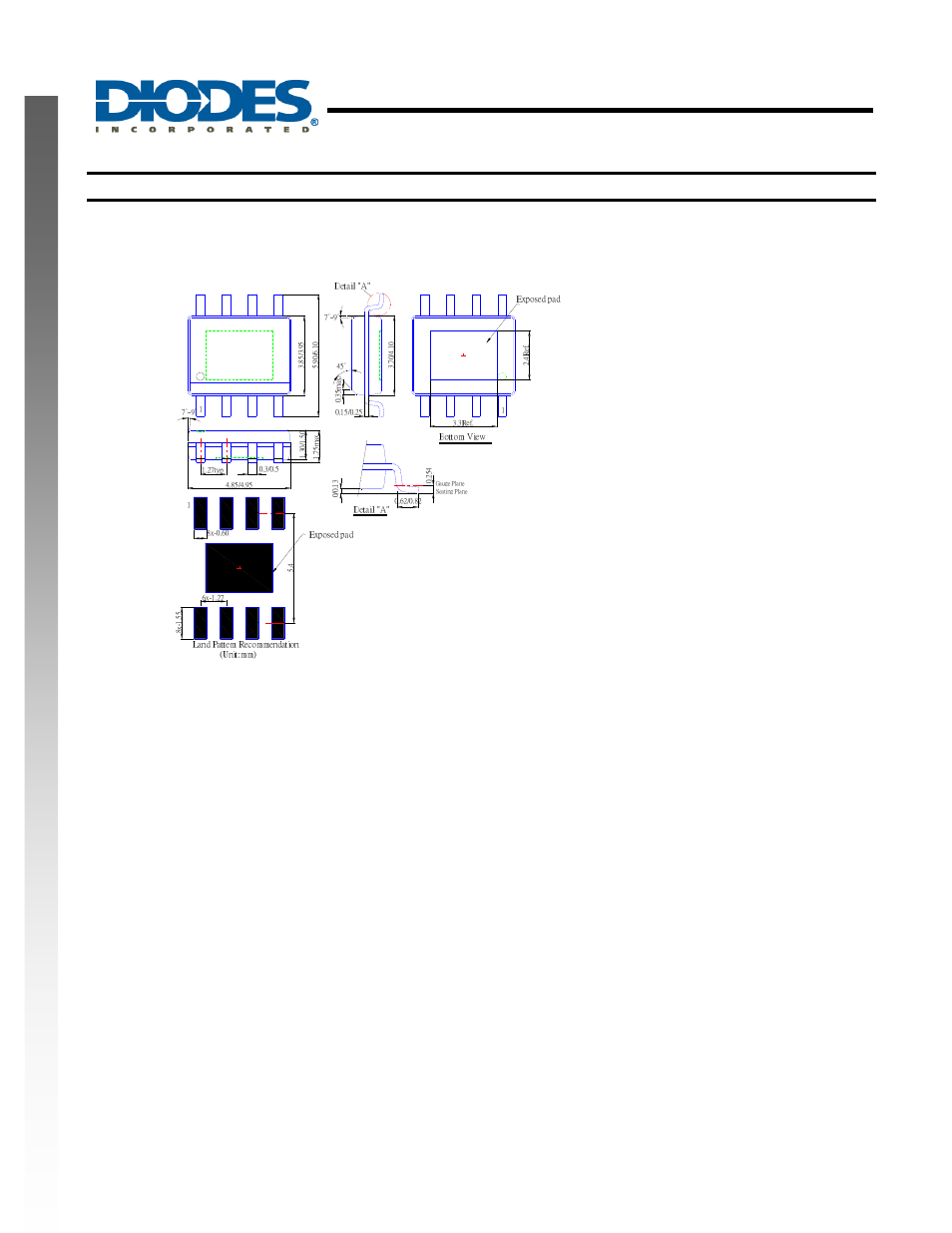 Ap7168, 2a low dropout regulator with pok, New prod uc t package outline dimensions | Package type: so-8ep | Diodes AP7168 User Manual | Page 10 / 11