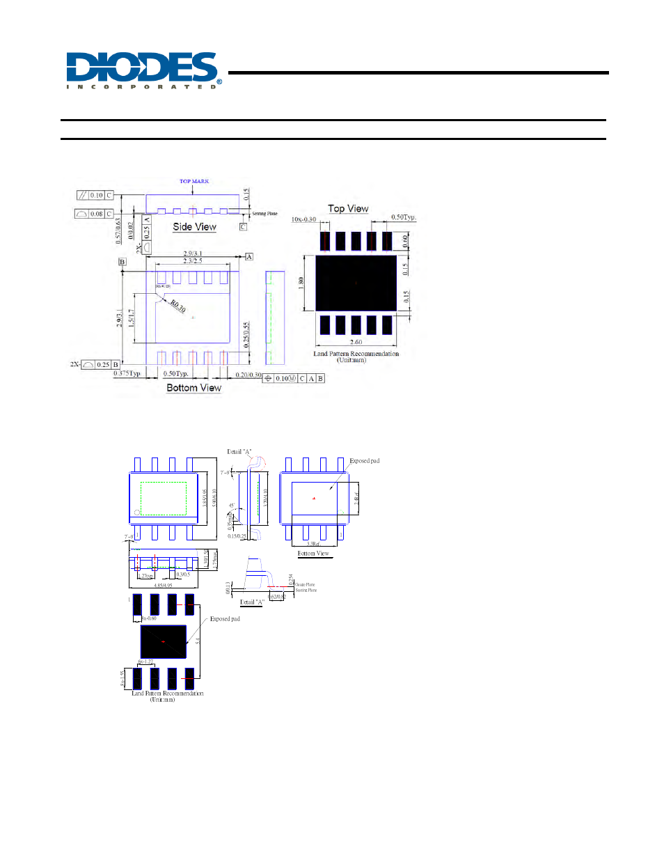 Ap7173, Package outline dimensions, 2) package type: so-8ep | Diodes AP7173 User Manual | Page 13 / 15