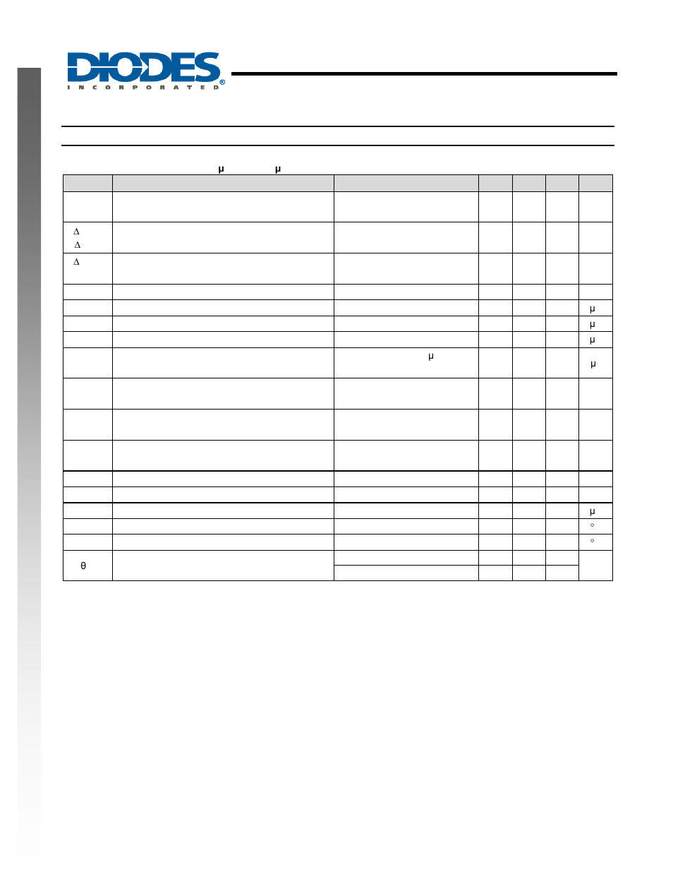 Ap7335a, New prod uc t electrical characteristics | Diodes AP7335A User Manual | Page 4 / 12