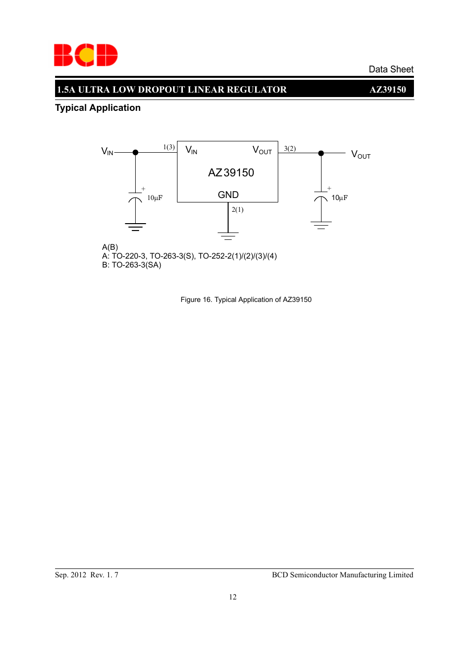 Diodes AZ39150 User Manual | Page 12 / 19