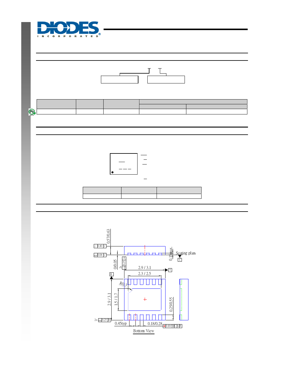 Al3157, Ne w produc t, Ordering information | Marking information, Package information | Diodes AL3157 User Manual | Page 7 / 9
