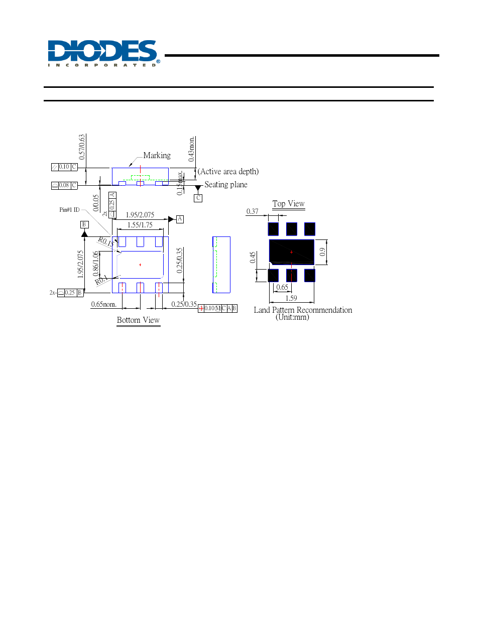 Ap5725, White led step-up converter, Package outline dimensions | Diodes AP5725 User Manual | Page 15 / 17