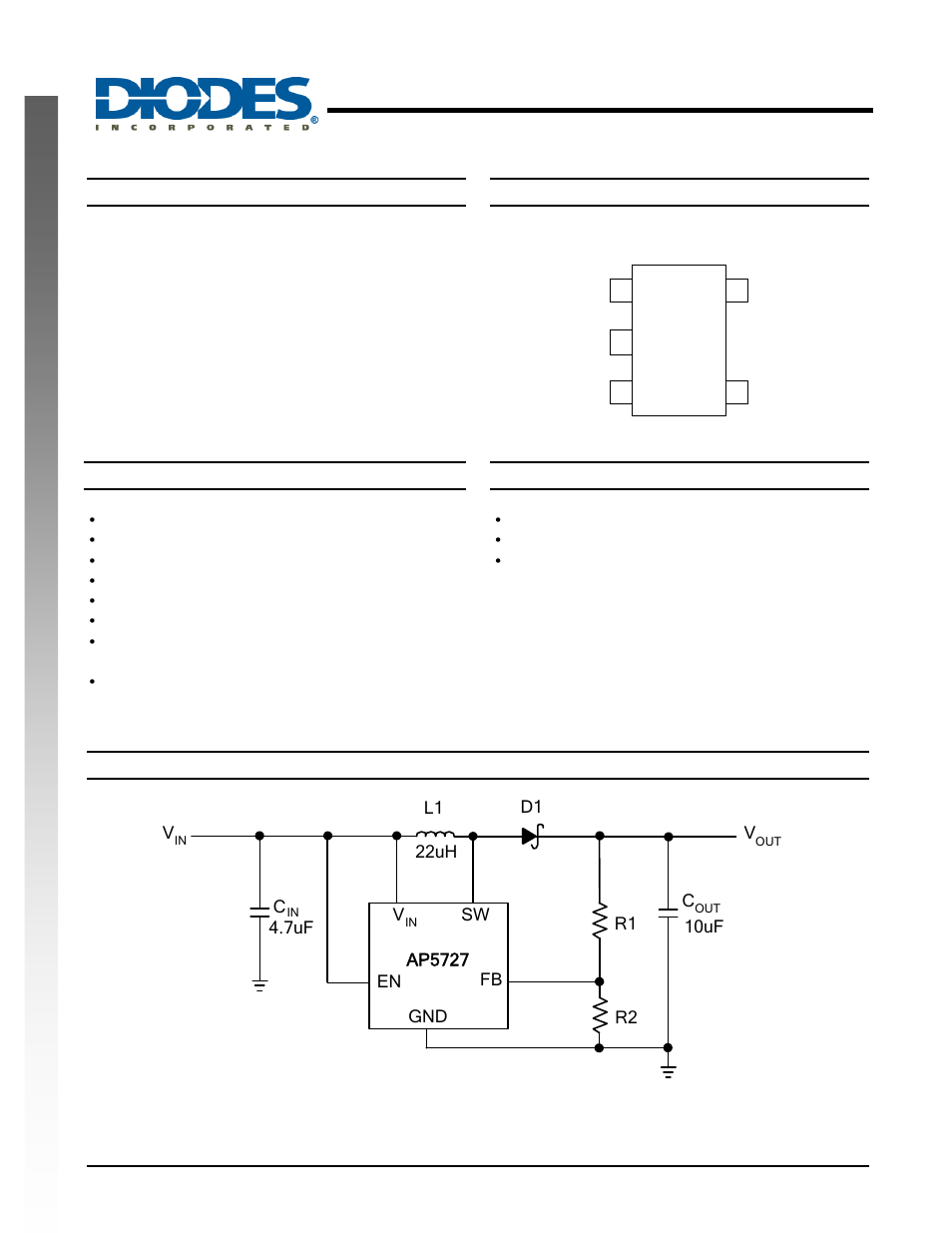 Diodes AP5727 User Manual | 10 pages
