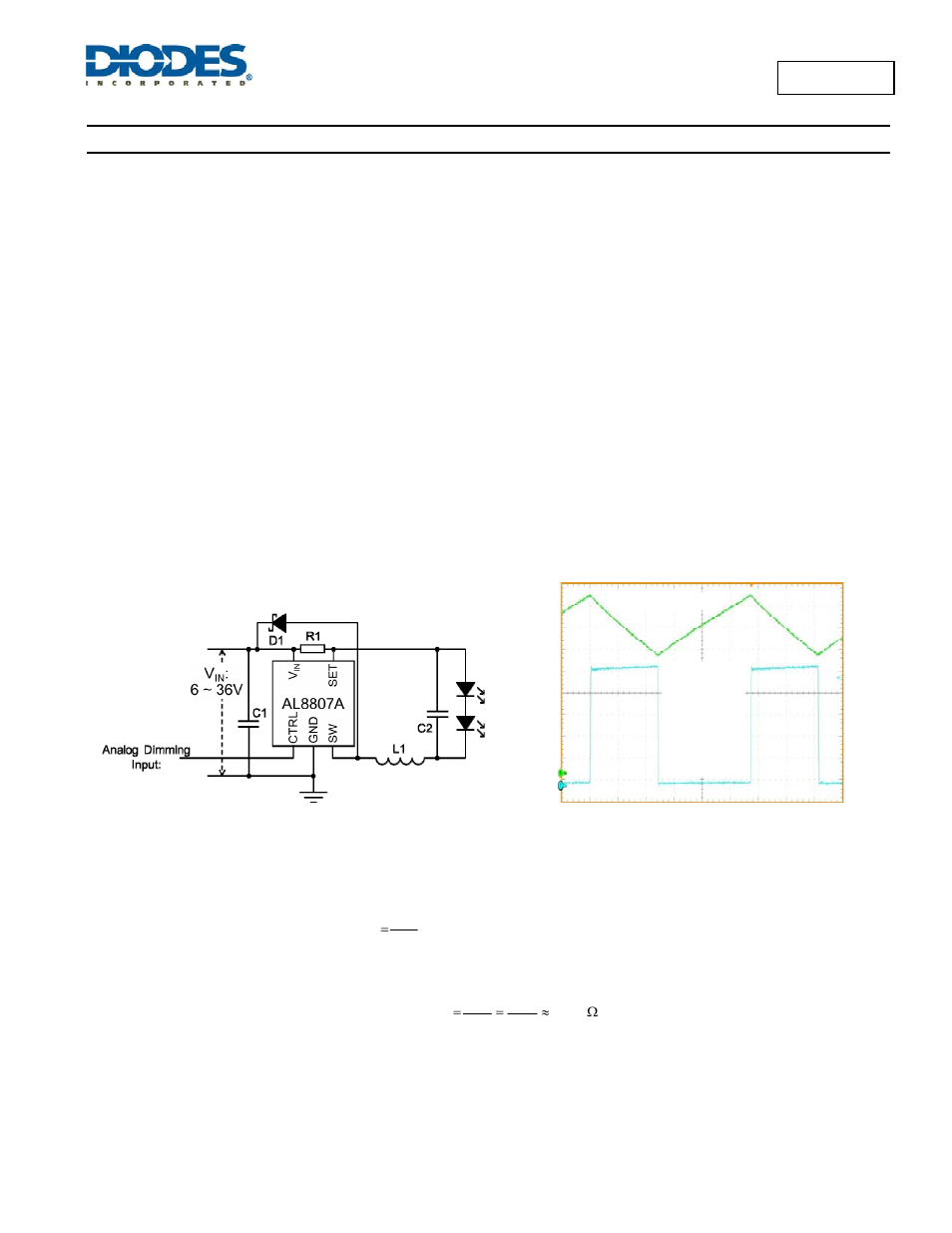 Al8807a, Application information | Diodes AL8807A User Manual | Page 10 / 20