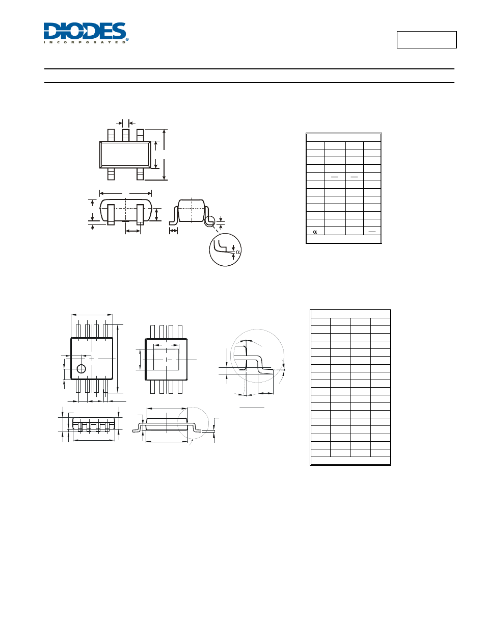 Al8807a, Package outline dimensions | Diodes AL8807A User Manual | Page 18 / 20