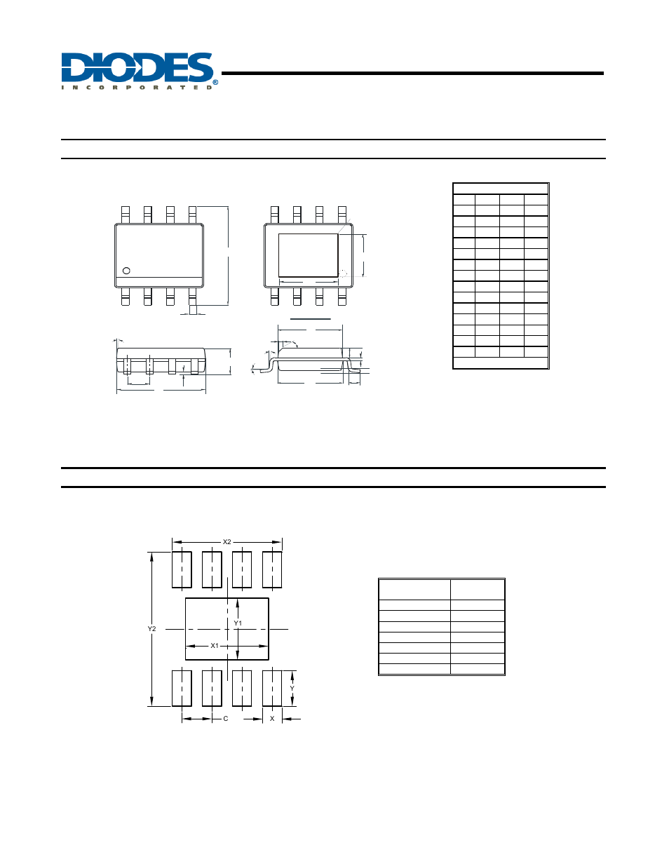 Ap8802h, 60v 1a led step-down converter, Preliminary new prod uc t | Package outline dimensions, Suggested pad layout | Diodes AP8802H User Manual | Page 13 / 14