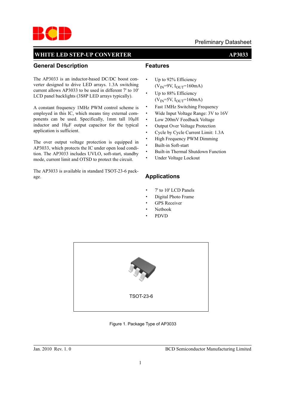 Diodes AP3033 User Manual | 13 pages