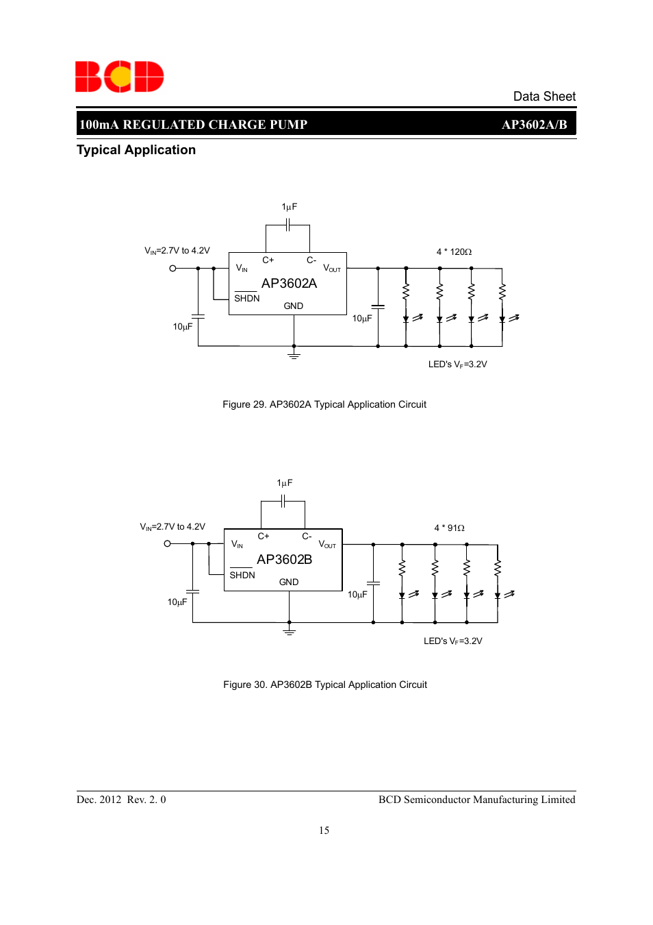 Data sheet typical application, Ap3602a, Ap3602b | Diodes AP3602A/B User Manual | Page 15 / 17