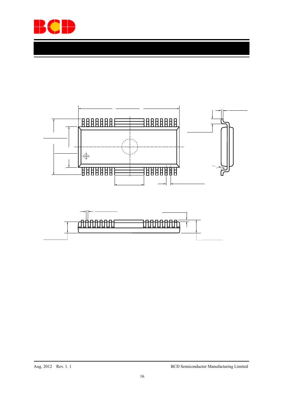 Preliminary datasheet, Mechanical dimensions hsop-28 unit: mm(inch) | Diodes AP3612 User Manual | Page 16 / 18