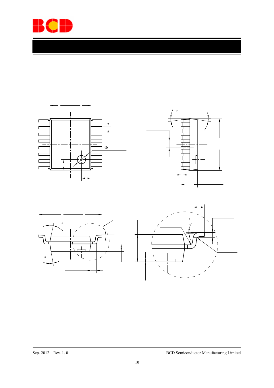 Data sheet, Mechanical dimensions ssop-16 unit: mm(inch) | Diodes AM9800 User Manual | Page 10 / 11