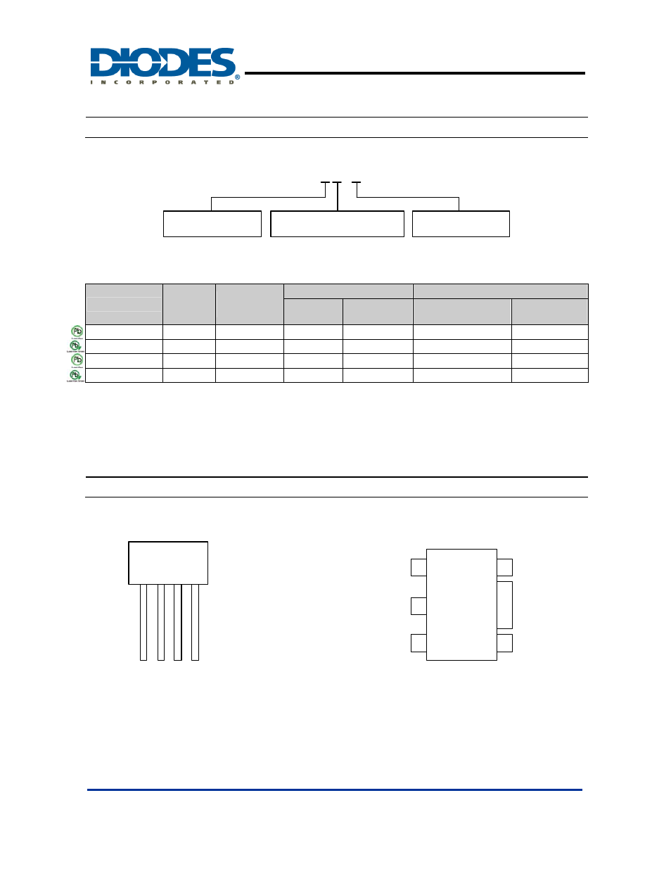 Ah287, Ordering information, Pin assignment | Diodes AH287 User Manual | Page 2 / 11