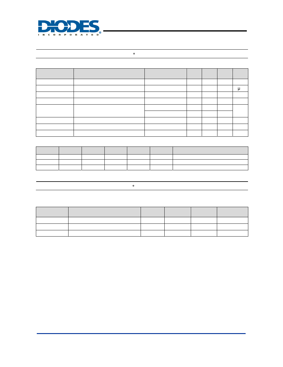 Ah288, Electrical characteristics, Magnetic characteristics | Diodes AH288 User Manual | Page 5 / 9
