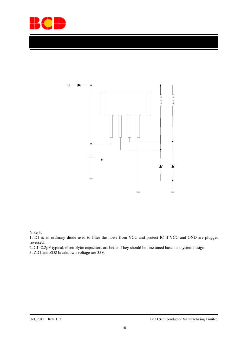 Data sheet, Typical application (continued) | Diodes AH9279 User Manual | Page 10 / 12